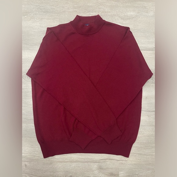 Valentino Marini Men’s Mid-Neck Long Sleeve Knit Size Medium - Picture 2 of 8